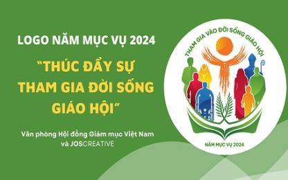 logo nam muc vu 2024 thuc day su tham gia doi song giao hoi